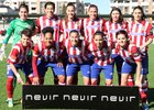 Temporada 2013-2014. Once inicial del Atlético de Madrid Féminas ante el Granada
