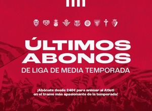 Últimos abonos media temporada