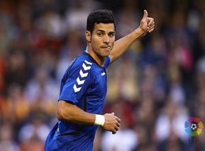 Temporada 2013/14. .Javi Guerra, delantero del Valladolid