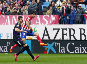 temporada 13/14. Partido Atlético-Valladolid. Gol de Diego Costa