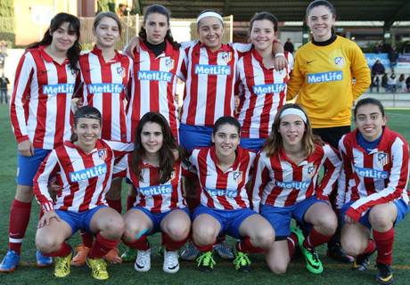 Temp. 2013-2014. Once del F&eacute;minas Sub-16 B ante el Valdemoro