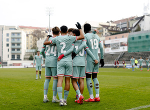 Temp. 24-25 | Sparta Praga - Atlético de Madrid Juvenil A | Celebración Rayane