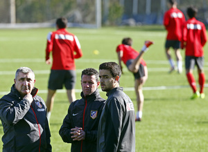 temporada 13/14. Entrenamiento en la Ciudad deportiva de Majadahonda. Atlético C