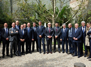 Comida entre las directivas del Atlético de Madrid y el FC Barcelona