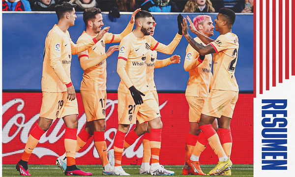 Las mejores acciones del Osasuna 0-1 Atlético de Madrid