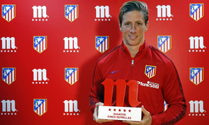 Torres, Jugador Cinco Estrellas del mes de abril 