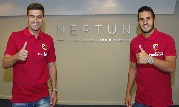 Gabi y Koke conocen Neptuno Atlético de Madrid Premium - Club Atlético de  Madrid · Web oficial