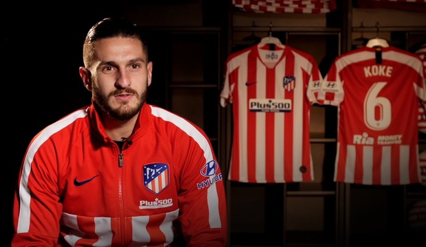 Koke, en una entrevista del club de cara al derbi (Foto: ATM).