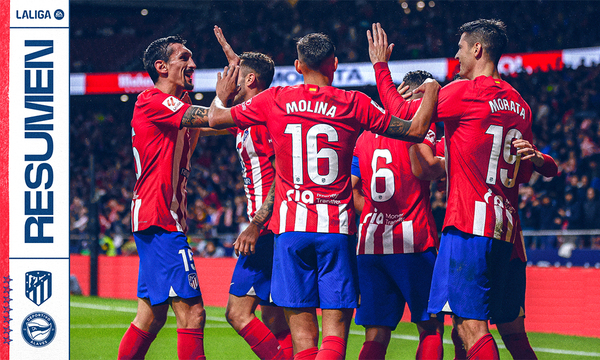 Las mejores acciones del Atlético de Madrid 2-1 Alavés